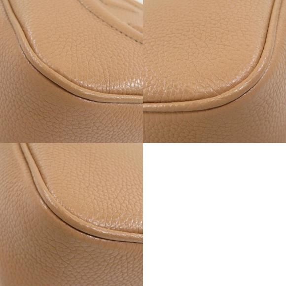 Gucci Soho Interlocking Shoulder Bag Calf Leather Beige - Picture 9 of 9
